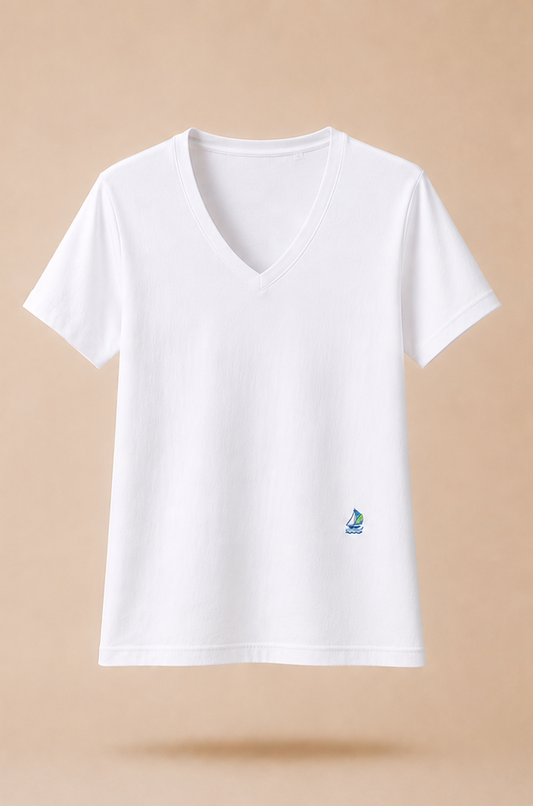 The Sailboat – V-neck